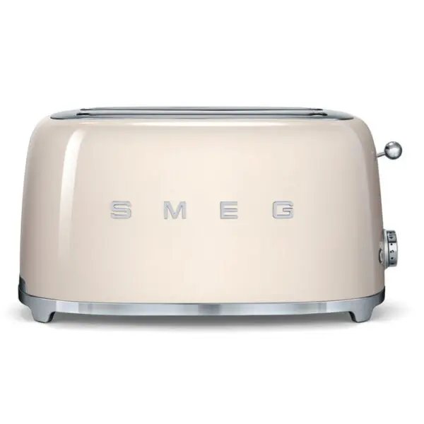 SMEG TSF02CREU Toaster Compact 4 slots retro beige BRAND NEW 