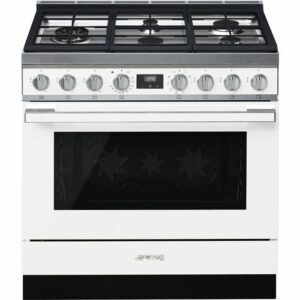 SMEG Portofino 36″ 4.5 cu ft. Freestanding Dual Fuel Range