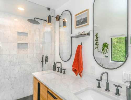 What is the most common countertop edge for a bathroom?