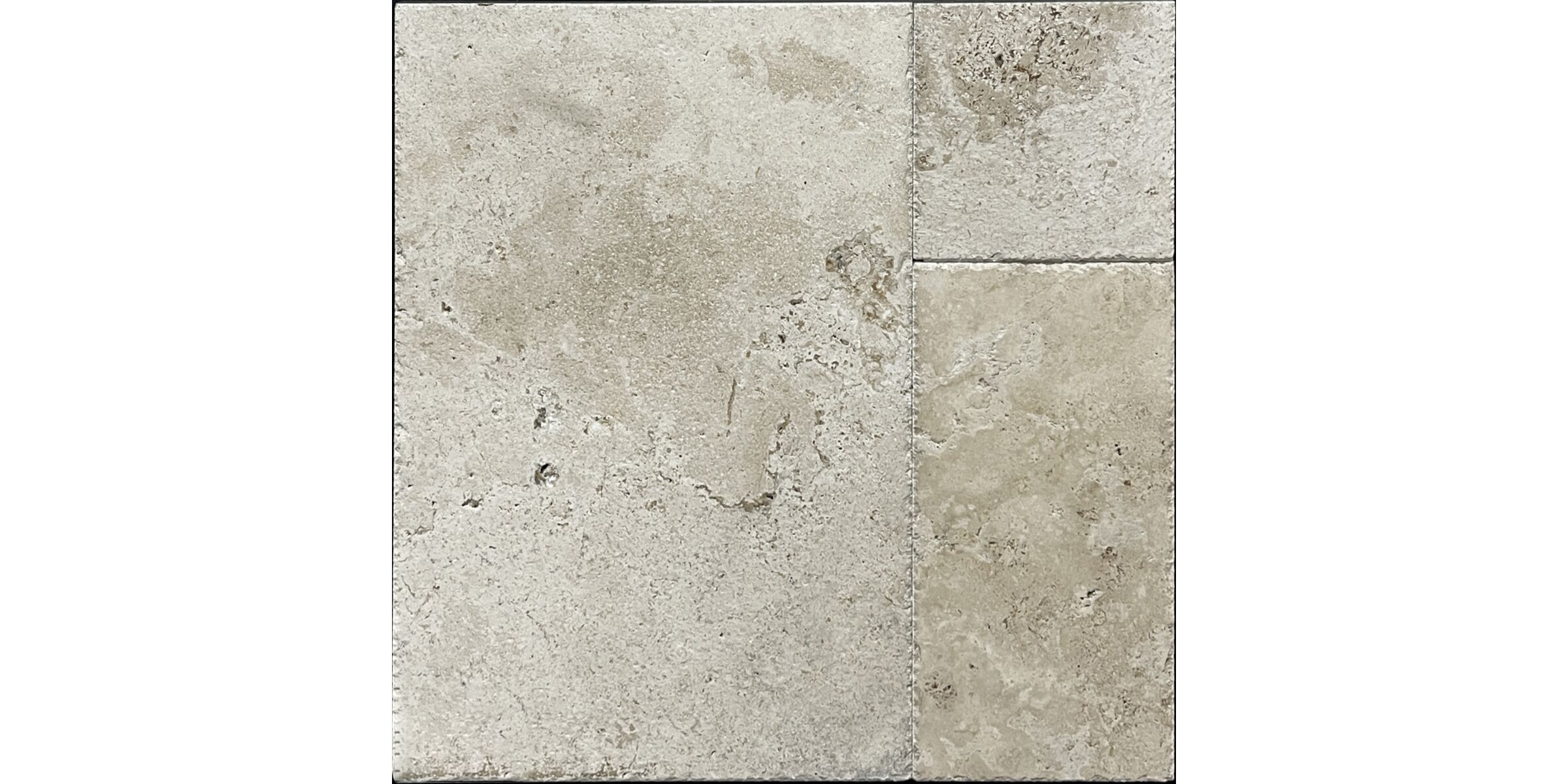 Ivory Silver Brushed & Chiseled