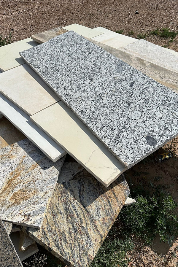 Stone Remnants for Small Spaces