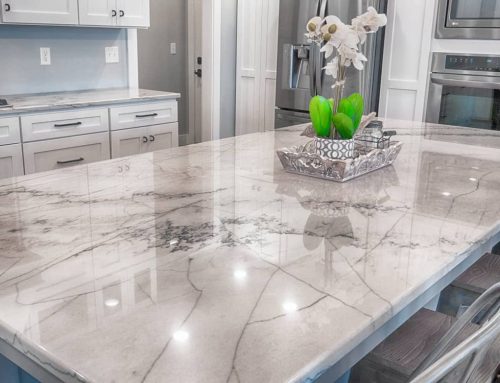 What does vinegar do to quartzite?