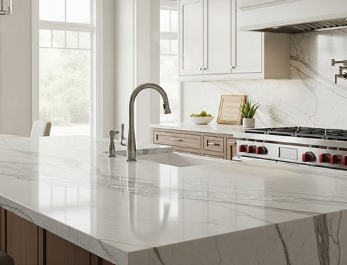 How do you bring the shine back to quartzite countertops?