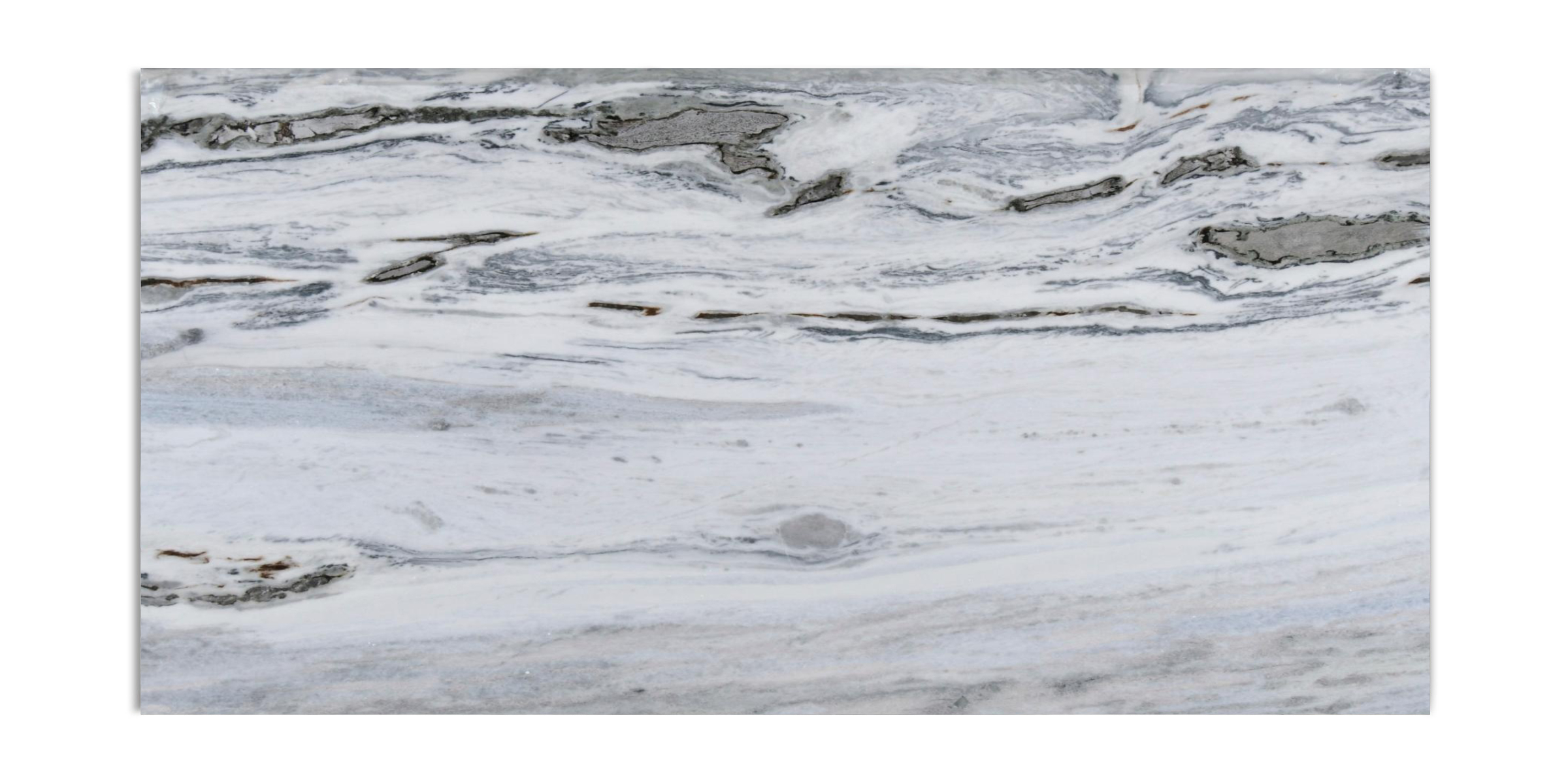 Calacatta White & Steel