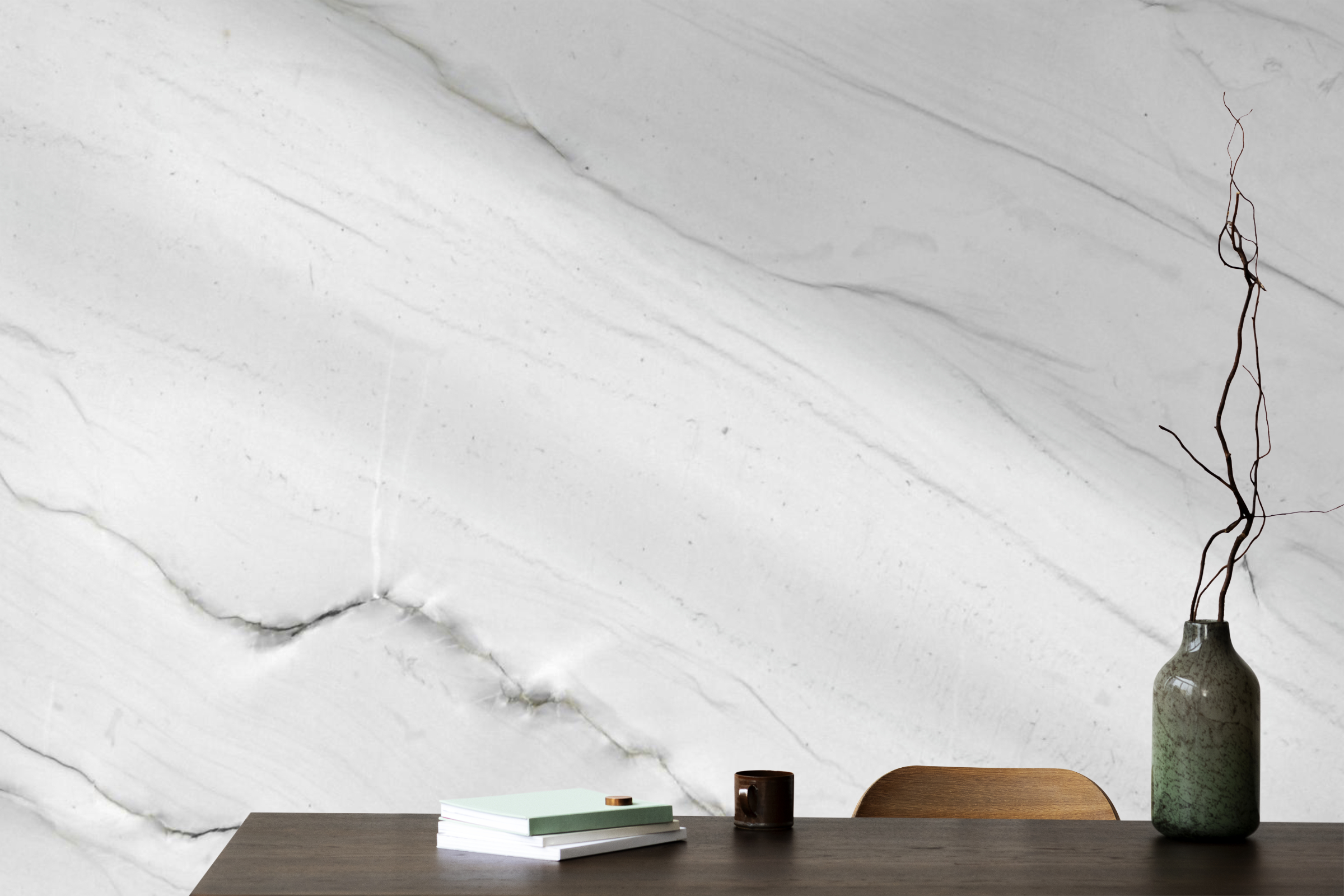 Living room wall mockup psd modern luxury home interior